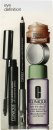 Clinique Eye Definition Gift Set 1.2g Khol Shaper Black + 0.2oz (7ml) High Impact Mascara Black + 1.7oz (50ml) Take The Day Off Make-Up Remover for Lids, Lashes & Lips + 0.2oz (7ml) All About Eyes Gel