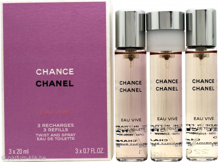 Chanel Chance Eau Vive Geschenkset 3 x EDT