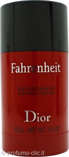 Christian Dior Fahrenheit Deodorante Stick Alcohol Free 75ml