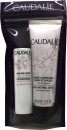 Caudalie Winter Duo Gift Set 30ml Hand & Nail Cream + 4.5g Lip Conditioner