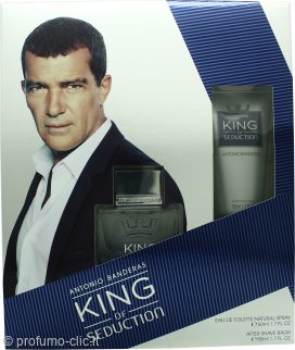Antonio Banderas King Of Seduction Set Regalo 50ml EDT + 50ml Aftershave Balm