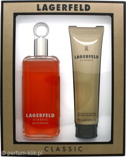 karl lagerfeld lagerfeld classic woda toaletowa 150 ml   zestaw
