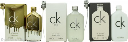Calvin Klein CK One Set Regalo 50ml EDT CK One + 50ml EDT CK All + 50ml EDT CK One Gold