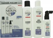 Nioxin 3 Part System No.5 Gift Set 3 Pieces - Chemically Treated Hair with Light Thinning