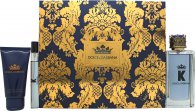 Dolce & Gabbana K Gift Set 3.4oz (100ml) EDT + 0.3oz (10ml) EDT + 1.7oz (50ml) Aftershave Balm