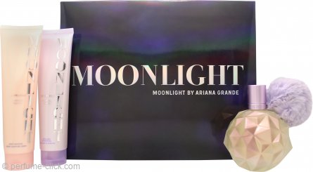 Ariana Grande Moonlight Gift Set 3.4oz (100ml) EDP + 3.4oz (100ml) Shower Gel + 3.4oz (100ml) Body Lotion