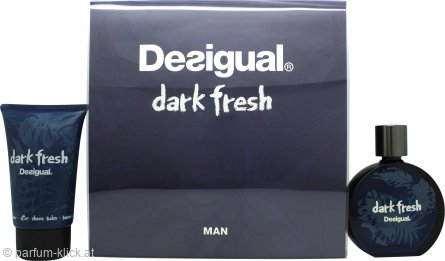 Desigual Dark Fresh Geschenkset 100ml EDT + 100ml Aftershave Balsam