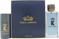 Dolce & Gabbana K Gavesett 100ml EDT + 75g Deodorant Stick