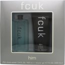 FCUK FCUK Him Gift Set 100ml Aftershave + 200ml Shower Gel