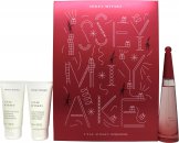 Issey Miyake L'Eau D'Issey Rose & Rose Geschenkset 50ml EDP + 50ml Body Lotion + 50ml Shower Cream