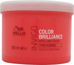 Wella Professionals Invigo Color Brilliance Hårmask 500ml - För Fint/Normalt Hår