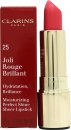 Clarins Joli Rouge Brilliant Perfect Shine Sheer Lipstick 3.5g - 25 Bright Rose