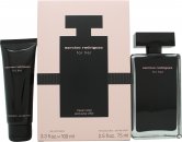 Narciso Rodriguez For Her Gift Set 3.4oz (100ml) EDT + 2.5oz (75ml) Body Lotion