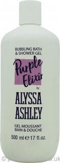 Alyssa Ashley Purple Elixir Bubbling Bath & Shower Gel 500ml