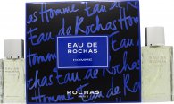 Rochas Eau de Rochas Homme Gift Set 3.4oz (100ml) EDT + 1.7oz (50ml) EDT