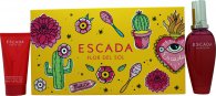 Escada Flor Del Sol Presentset 50ml EDT + 50ml Kroppslotion + Necessär