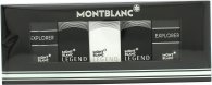 Mont Blanc Miniatures Gift Set 2 x 0.2oz (4.5ml) Mont Blanc Legend EDT + 2 x 0.2oz (4.5ml) Mont Blanc Explorer EDP + 0.2oz (4.5ml) Mont Blanc Legend Spirit EDT