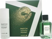 Lacoste Match Point Gift Set 3.4oz (100ml) EDT + 5.1oz (150ml) Deodorant Spray