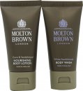 Molton Brown Geschenkset 30 ml Coco & Sandalwood Körperlotion + 30 ml White Sandalwood Körperwäsche