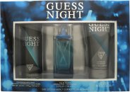 Guess Night Gift Set 3.4oz (100ml) EDT + 7.6oz (226ml) Deodorant Spray + 6.8oz (200ml) Shower Gel