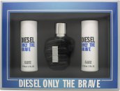 Diesel Only The Brave Set Regalo 50ml EDT + 2 x 50ml Gel Doccia