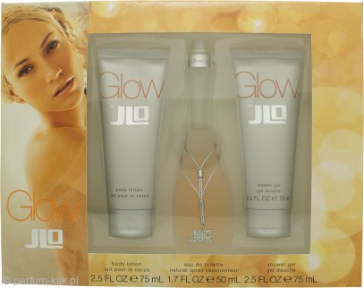 jennifer lopez glow woda toaletowa 50 ml   zestaw