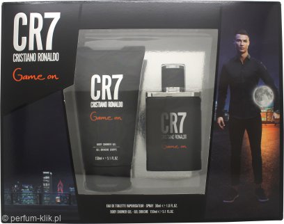 cristiano ronaldo cr7 game on woda toaletowa 30 ml   zestaw