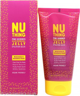 Nuthing Pink Shimmer Hair Removal Jelly 150ml
