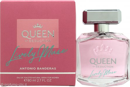 Antonio Banderas Queen of Seduction Lively Muse Eau de Toilette 80ml Spray