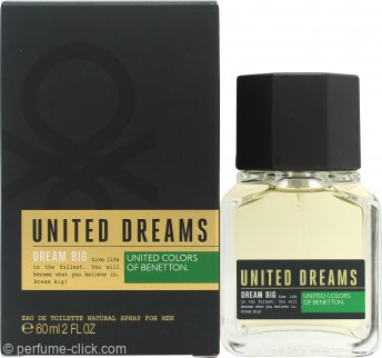 Benetton United Dreams Dream Big for Men Eau de Toilette 2.0oz (60ml) Spray