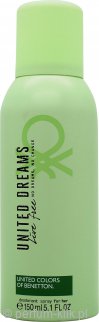 benetton united dreams - live free dezodorant w sprayu 150 ml   