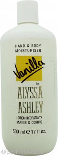 Alyssa Ashley Vanilla Hand and Body Moisturiser 500ml