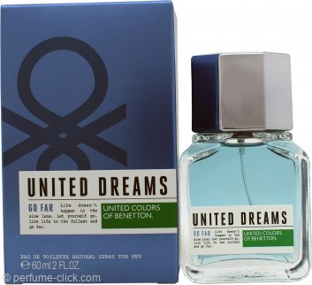 Benetton United Dreams Men Go Far Eau de Toilette 2.0oz (60ml) Spray