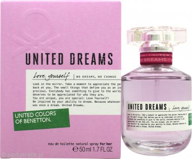 benetton united dreams - love yourself woda toaletowa 50 ml   