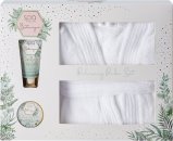 Style & Grace Spa Botanique Relaxing Bath Robe Gift Set Eco Packaging 4.1oz (120ml) Body Butter + 1.7oz (50ml) Body Lotion + 1 Bath Robe