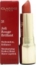 Clarins Joli Rouge Brilliant Perfect Shine Sheer Lipstick 3.5g - 31 Tender Nude