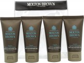 Molton Brown Coastal Cypress & Sea Fennel Gift Set 4 x 1.0oz (30ml) Bath & Shower Gel