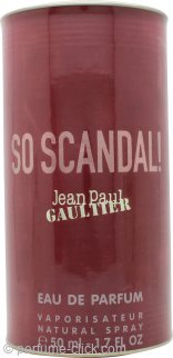 Jean Paul Gaultier (50ml) de Spray Parfum Eau So 1.7oz Scandal