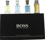 Hugo Boss Miniature Gift Set For Him 5ml Boss Bottled EDT + 5ml Boss Bottled Infinite EDT + 5ml Boss Bottled Tonic EDT + 5ml Boss The Scent EDT