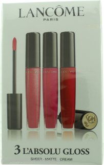 Lancôme L'Absolu Gloss Gift Set 3x Lip Gloss