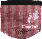 Victoria's Secret Silver Sequin Drawstring Shoulder Bag