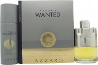 Azzaro Wanted Gift Set 3.4oz (100ml) EDT + 5.1oz (150ml) Deodorant Spray