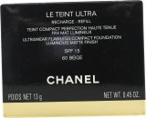 Chanel Le Teint Ultra Tenue Ultrawear Flawless Compact Foundation Refill SPF15 15g - 60 Beige