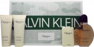 Calvin Klein Obsession Geschenkset 125ml EDT + 100ml Douchegel + 100ml Aftershave Balsem + 20ml EDT
