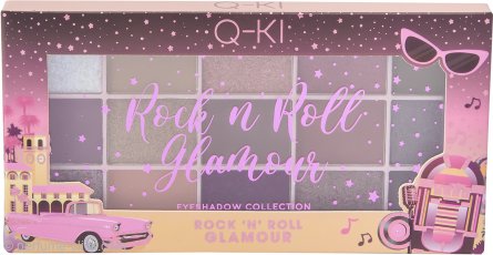 Q-KI Rock 'n' Roll Glamour Eyeshadow Palette 15 x 1.7g