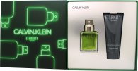 Calvin Klein Eternity For Men Eau de Parfum Geschenkset 50 ml EDP + 100 ml Shampoo & Duschgel