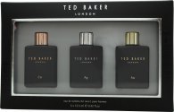Ted Baker Tonic Mini Gift Set 12.5ml Cu EDT + 12.5ml Ag EDT + 12.5ml Au EDT
