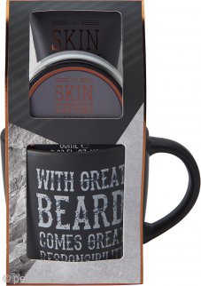 Style & Grace Skin Expert for Him Beard Gift Set 60ml Beard Balm + 70ml Beard Shampoo + Mug