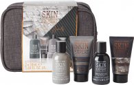 Style & Grace Skin Expert for Him Travel Bag Gift Set 100ml Shower Gel + 100ml Shampoo + 50ml Face Scrub + 50ml Body Lotion + Wash Bag