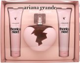 Ariana Grande Thank U, Next Geschenkset 100 ml EDP + 100 ml Körperlotion + 100 ml Duschgel